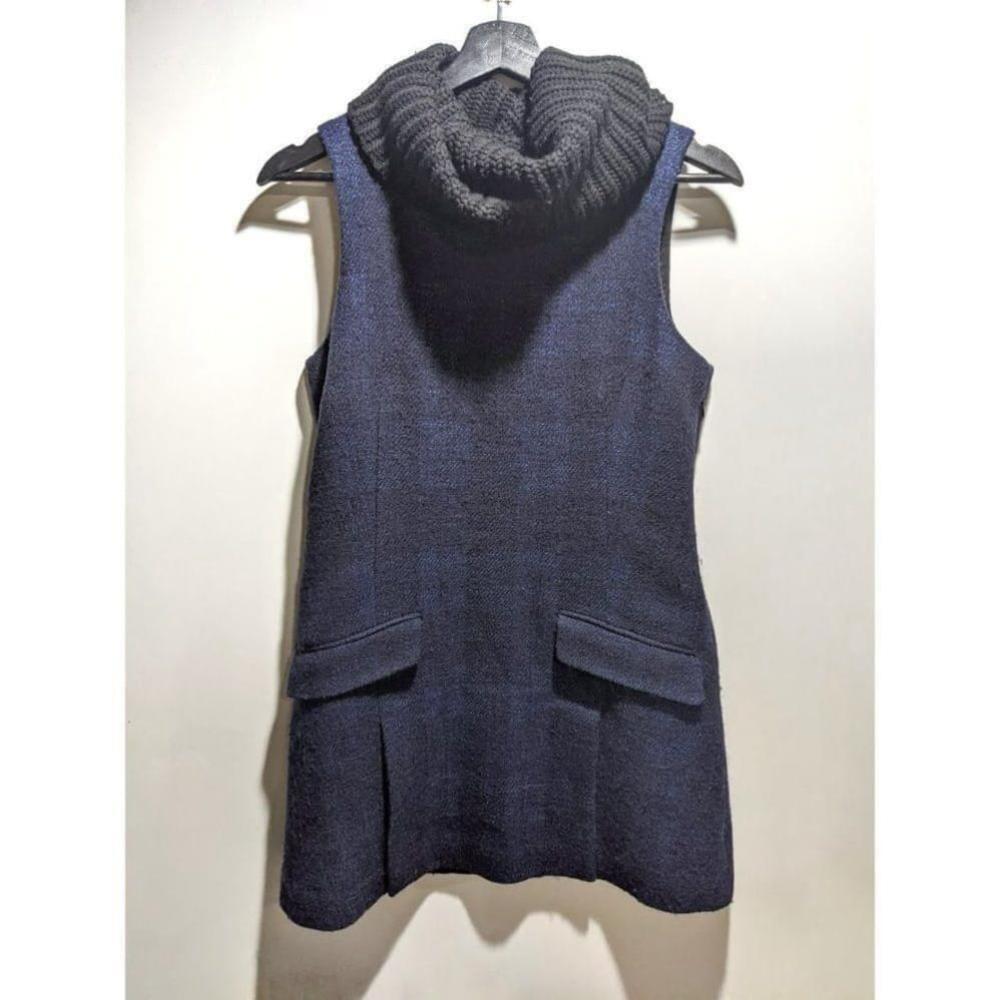 Theory | Plaid Turtleneck Dress in Virgin Wool